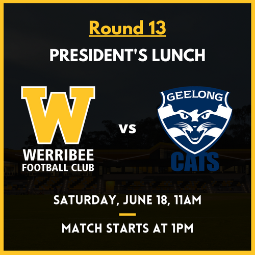 Round 13: Werribee v Geelong President's Brunch