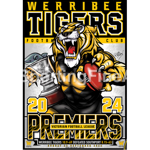 *PRE-ORDER* Werribee FC 2024 A2 Premiers Poster