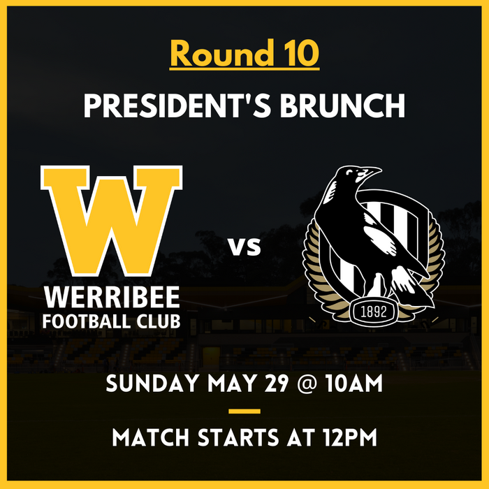 Round 10: Werribee v Collingwood President's Brunch