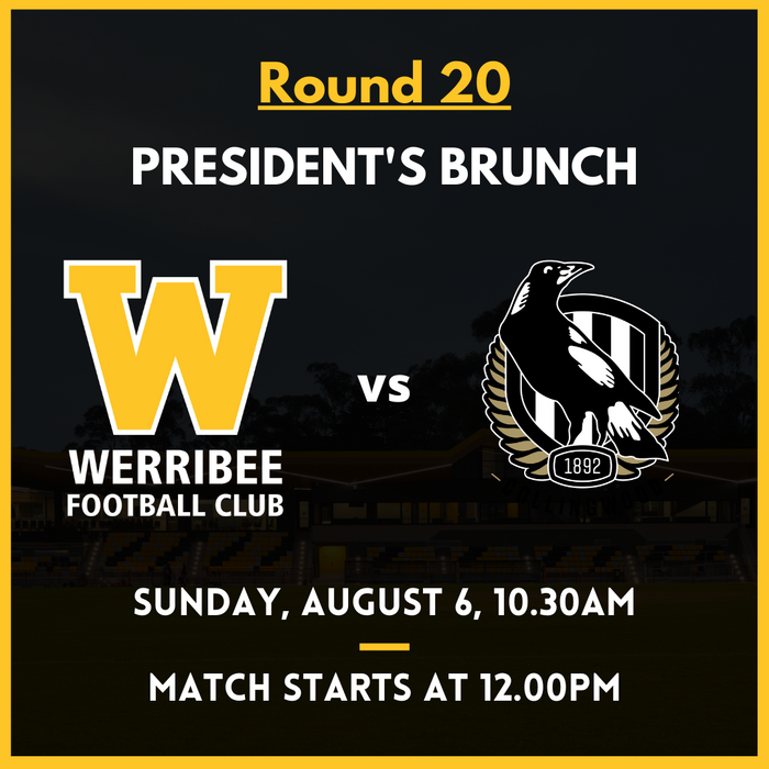Round 20: Werribee v Collingwood President's Brunch