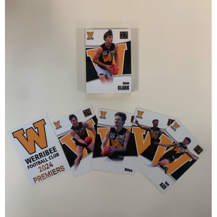 2024 Werribee FC Premiership Team Player Cards